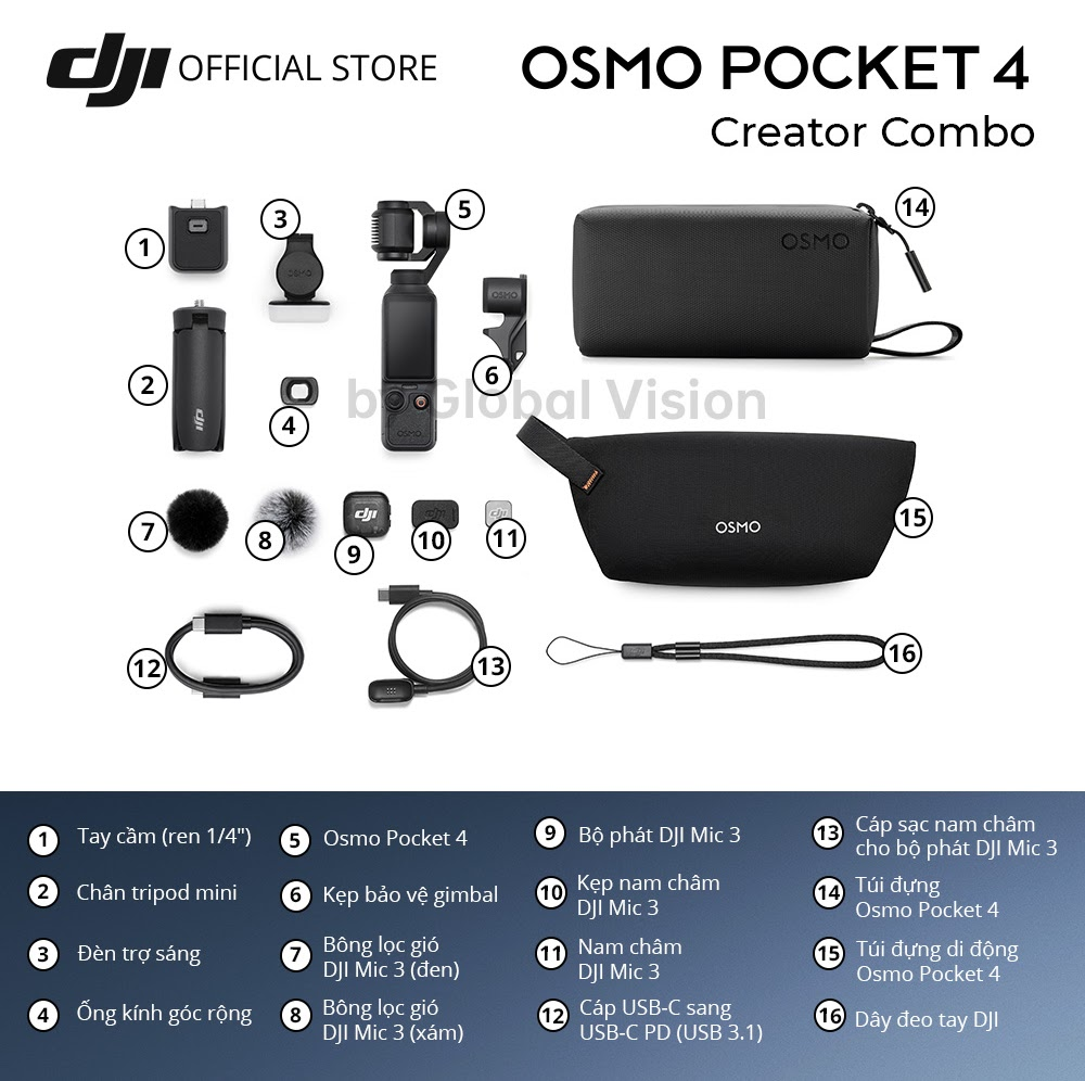 DJI OSMO POCKET 4 CREATOR COMBO