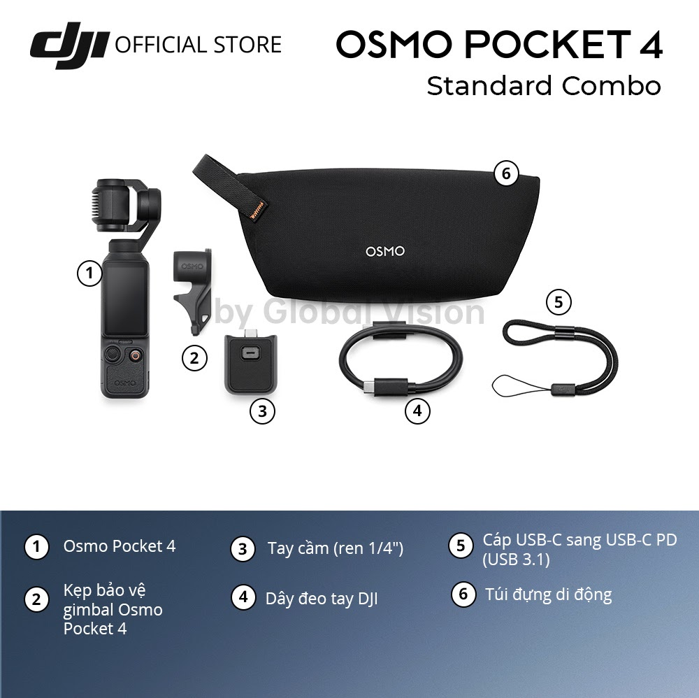 DJI OSMO POCKET 4 STANDARD COMBO