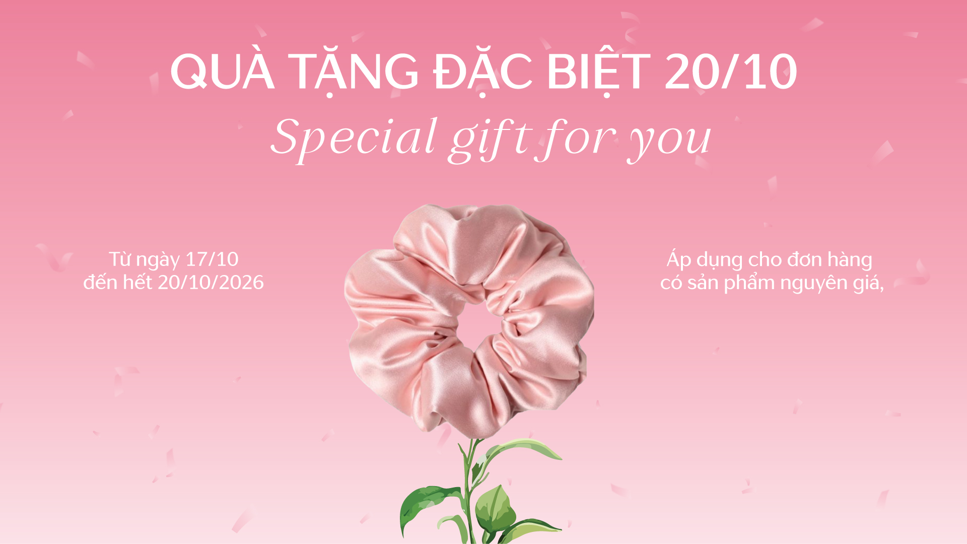 [17/10 - 20/10] 🌸QUÀ TẶNG ĐẶC BIỆT TỪ JM DRESS DESIGN: MUA LÀ CÓ QUÀ, THÊM YÊU CHIỀU PHÁI ĐẸP!🌸