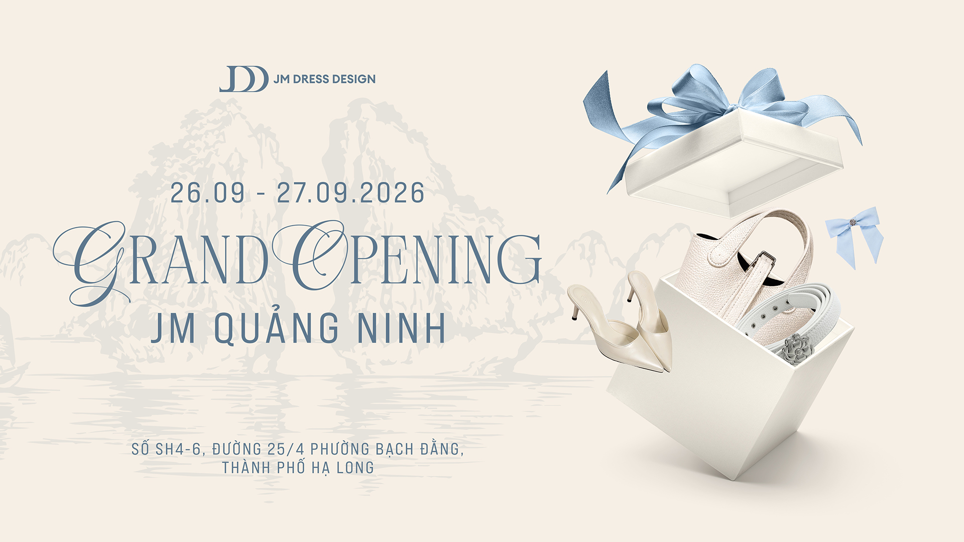 🎉 𝐆𝐑𝐀𝐍𝐃 𝐎𝐏𝐄𝐍𝐈𝐍𝐆 | CHÀO NÀNG QUẢNG NINH – JM ĐẾN, CÓ QUÀ XINH CHO 1000 KHÁCH HÀNG ĐẦU TIÊN 🥳