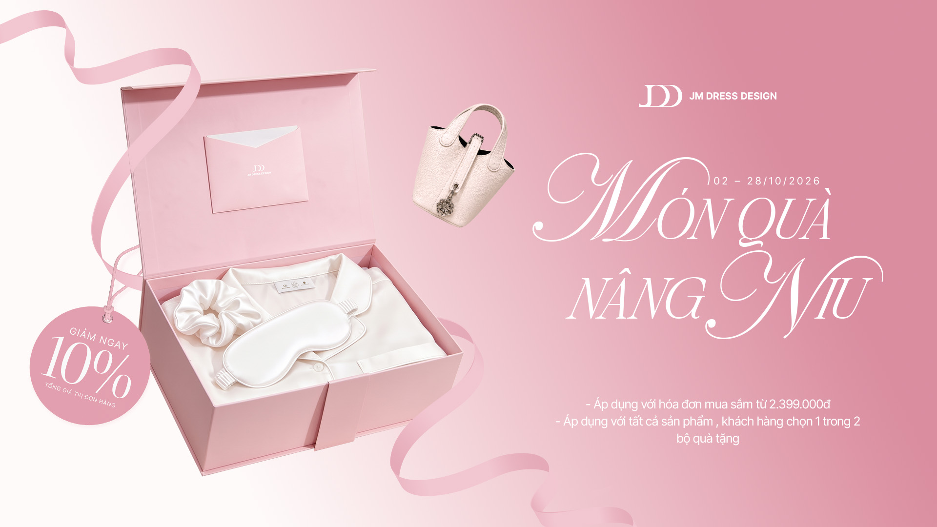 🎁 MÓN QUÀ NÂNG NIU TỪ JM | NHẬN BỘ QUÀ TẶNG THE PAMPERING GIFT & ƯU ĐÃI GIẢM 10%