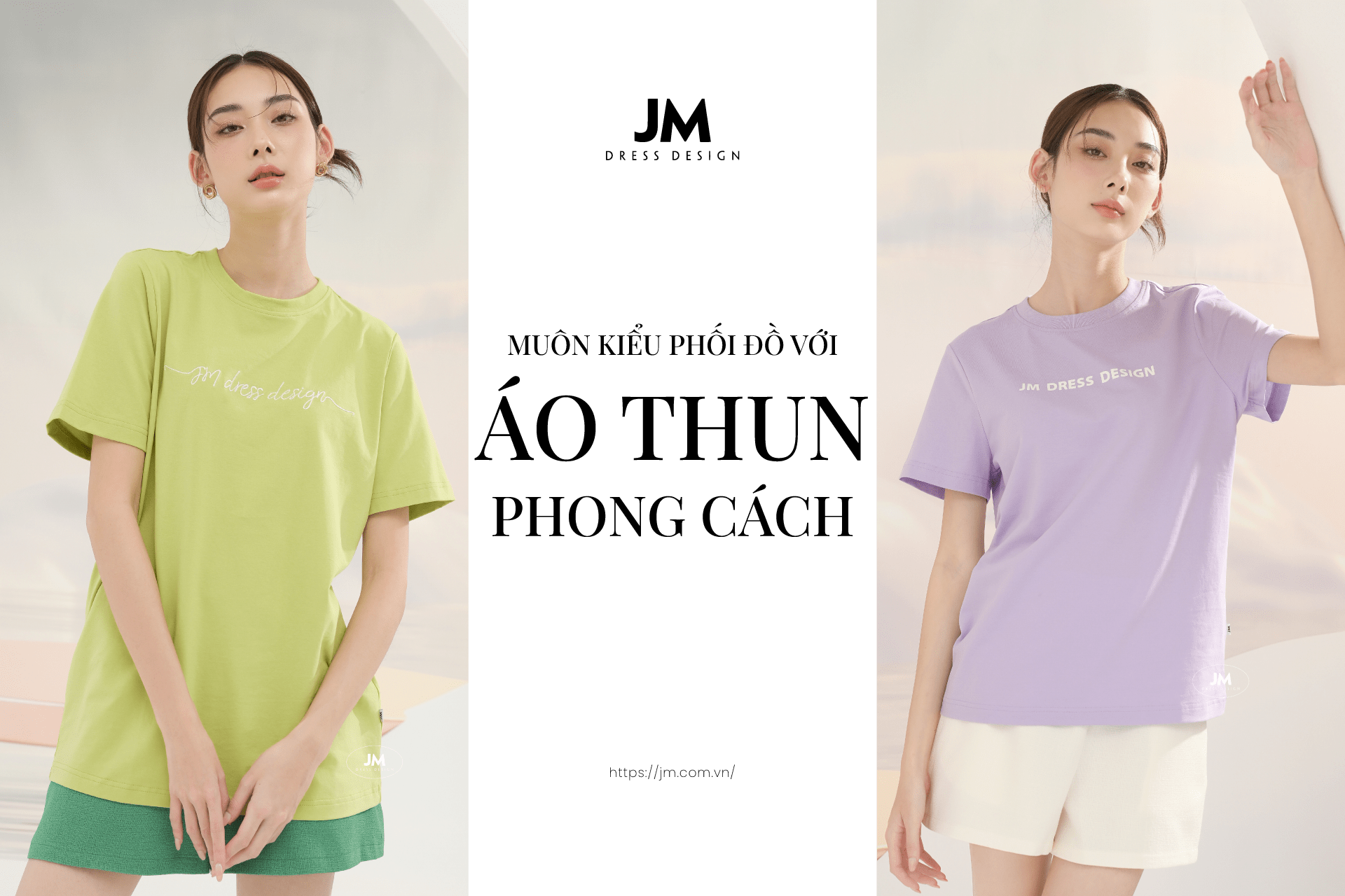 MÁCH NÀNG LOẠT 10 CÔNG THỨC PHỐI ÁO THUN PHONG CÁCH THỜI THƯỢNG