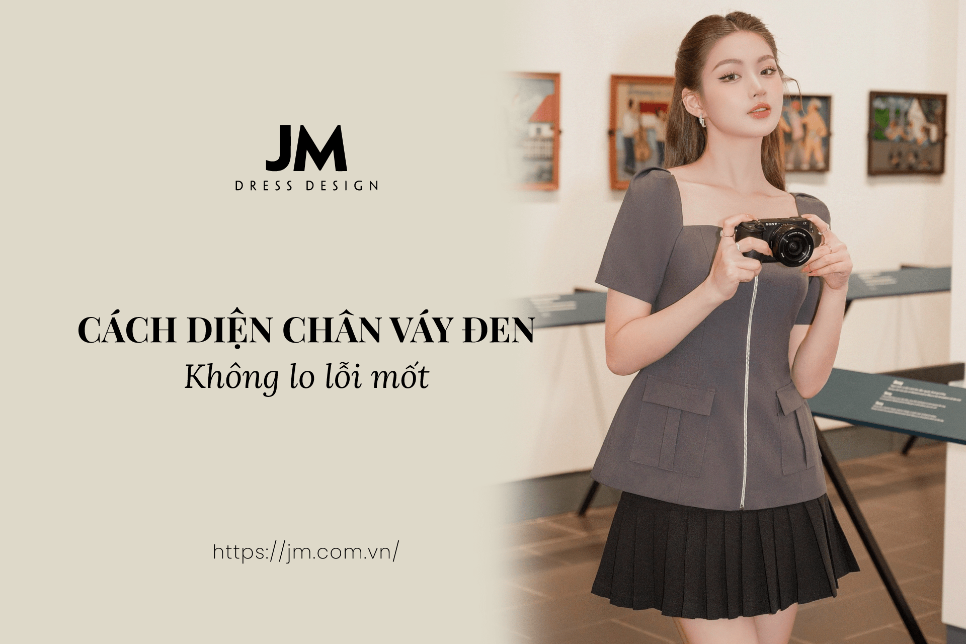 HỌC NGAY CÁCH DIỆN CHÂN VÁY ĐEN ĐẸP CHO CÁC CÔ NÀNG SÀNH ĐIỆU
