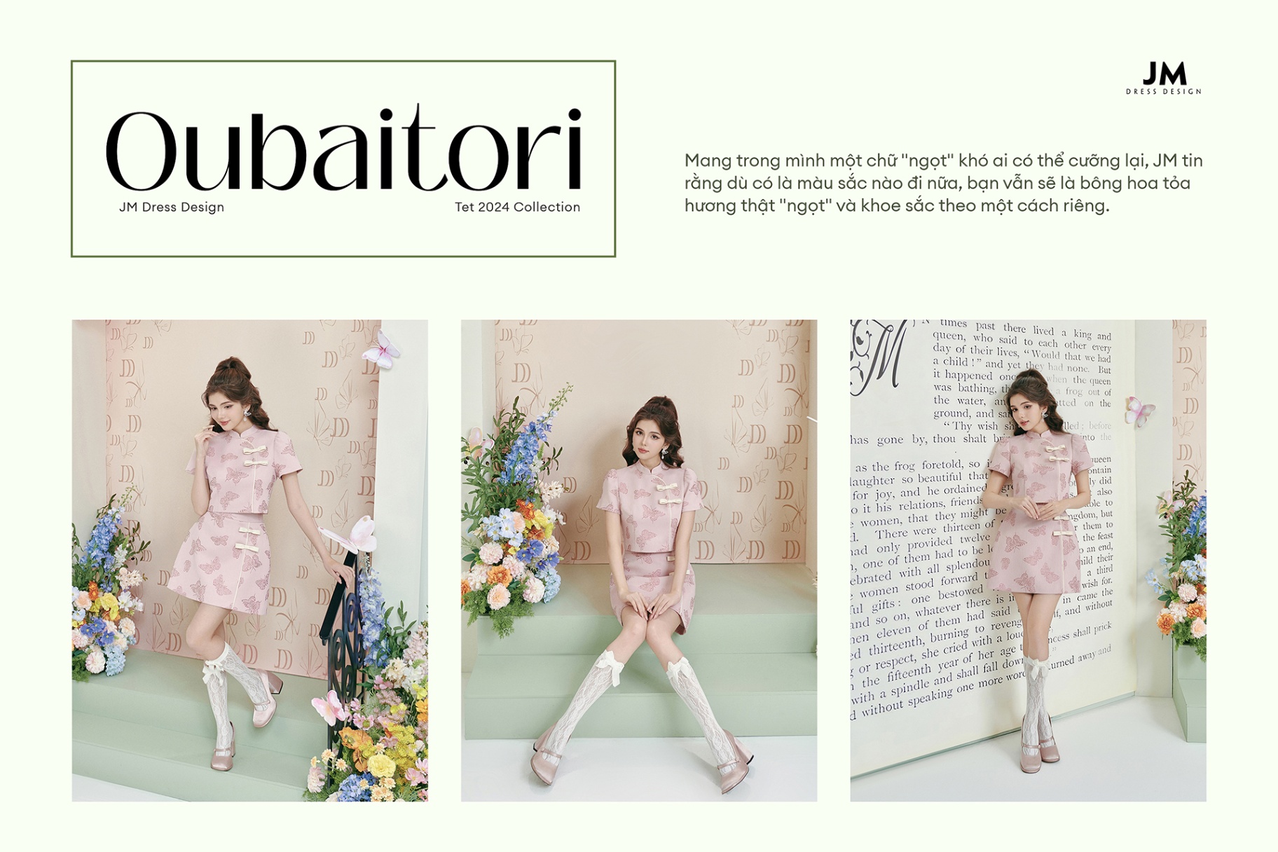 BST OUBAITORI HOÀN THIỆN NÉT ĐẸP RẠNG NGỜI BỨC TRANG XUÂN