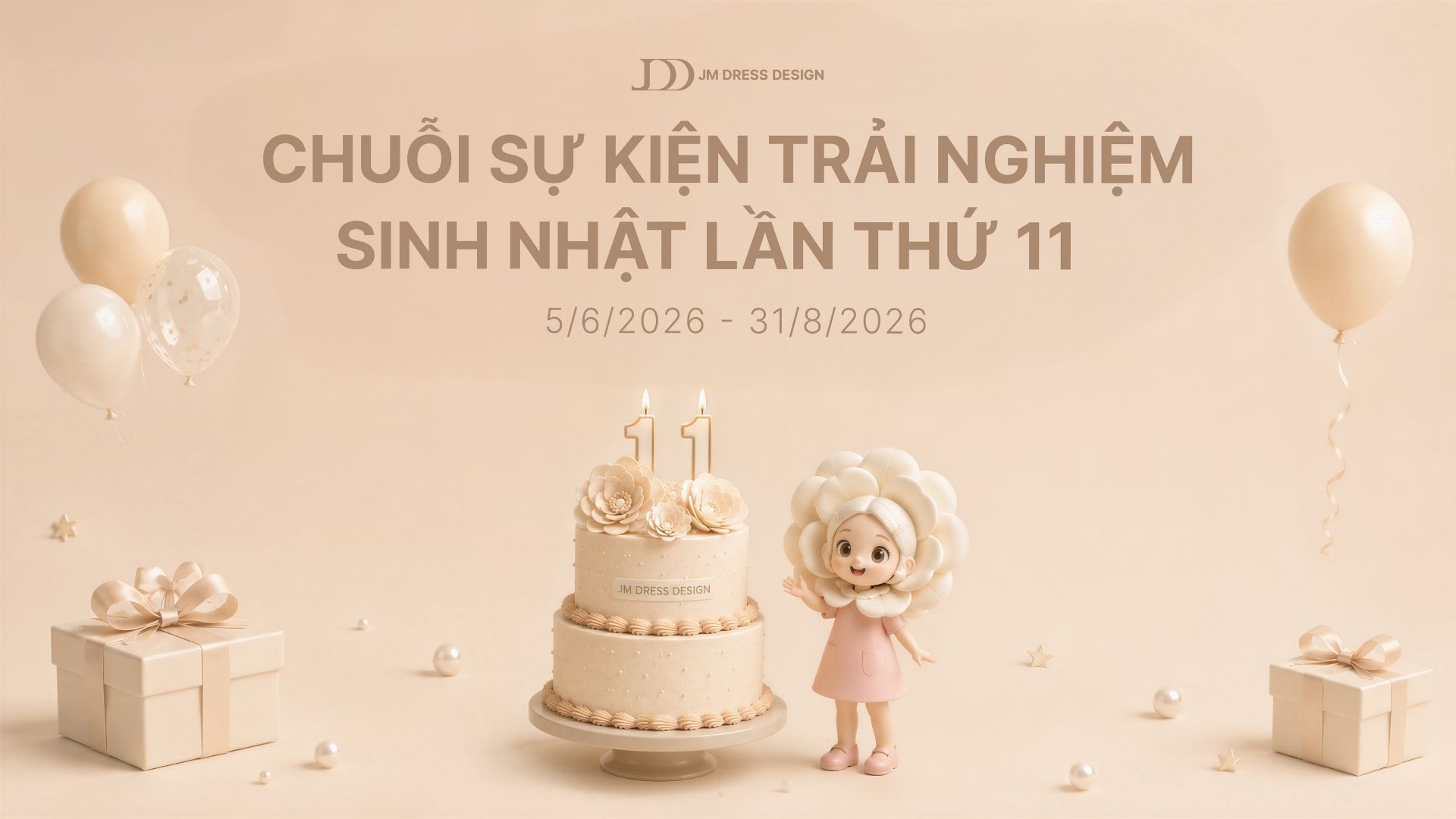 JM ĐÁNH DẤU CỘT MỐC 11 NĂM VỚI CHIẾN DỊCH 