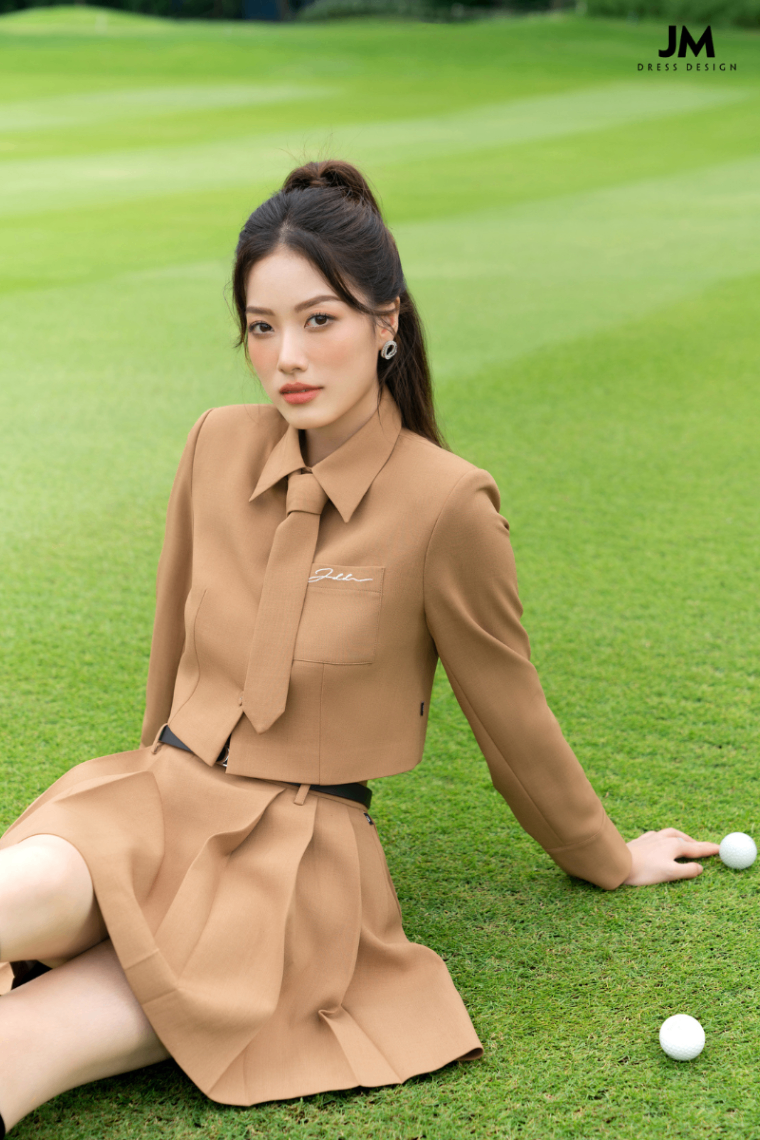 Chân váy xếp ly sườn