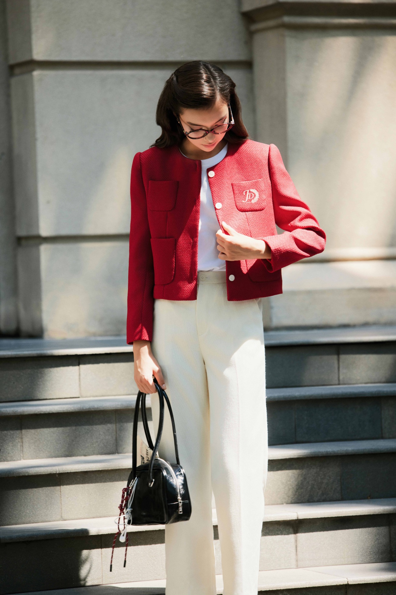 Quần baggy xếp ly túi