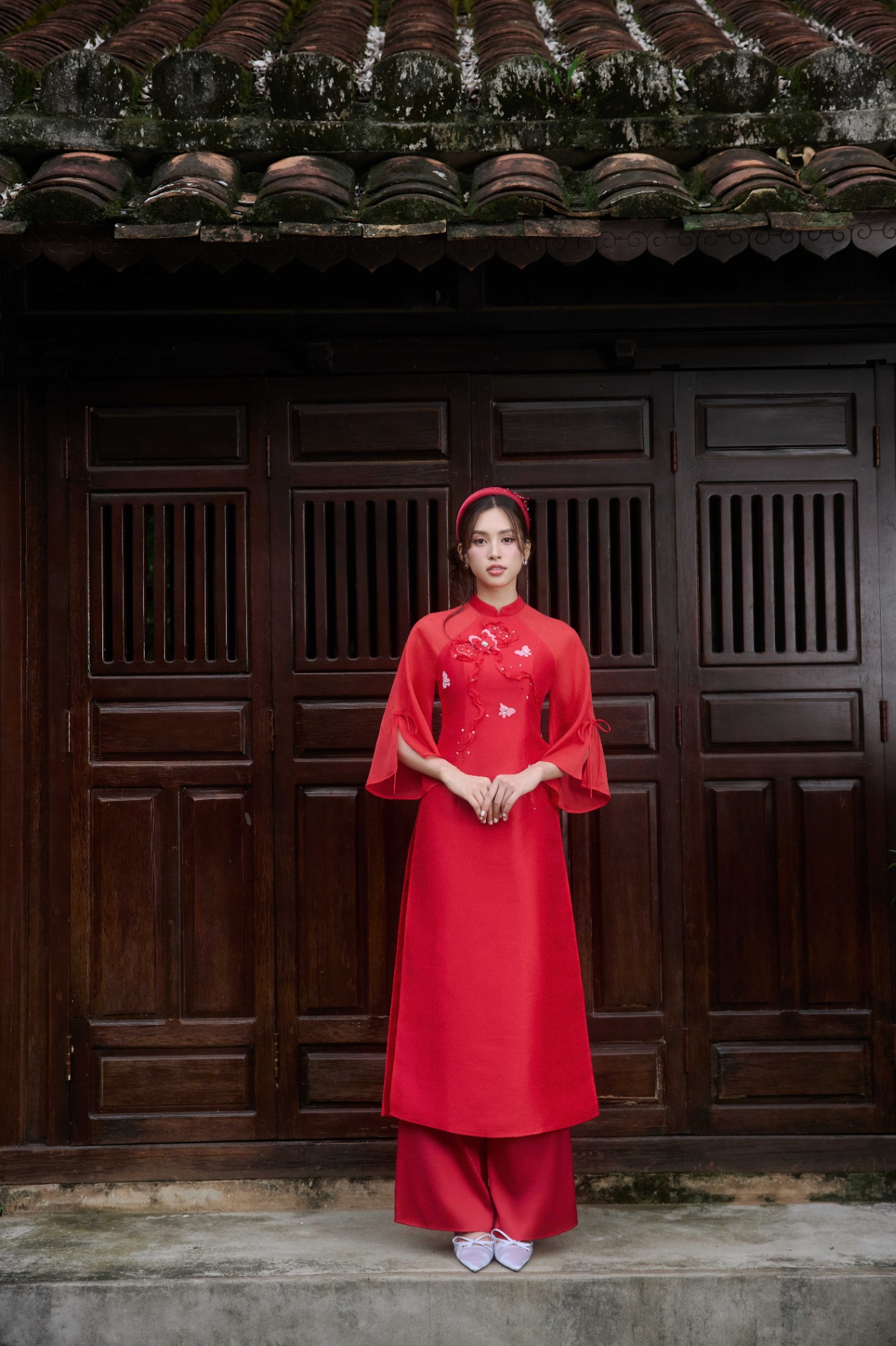 Quần lụa áo dài