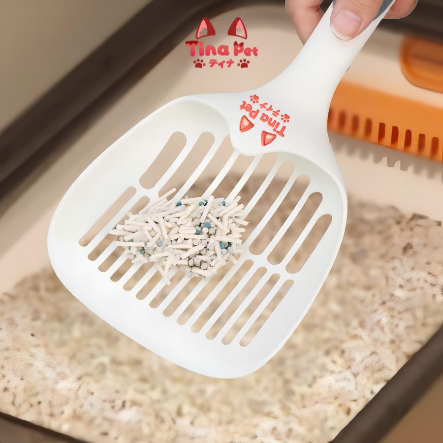 Xẻng xúc cát vệ sinh cỡ lớn cho mèo Tina Pet - Nhiều màu