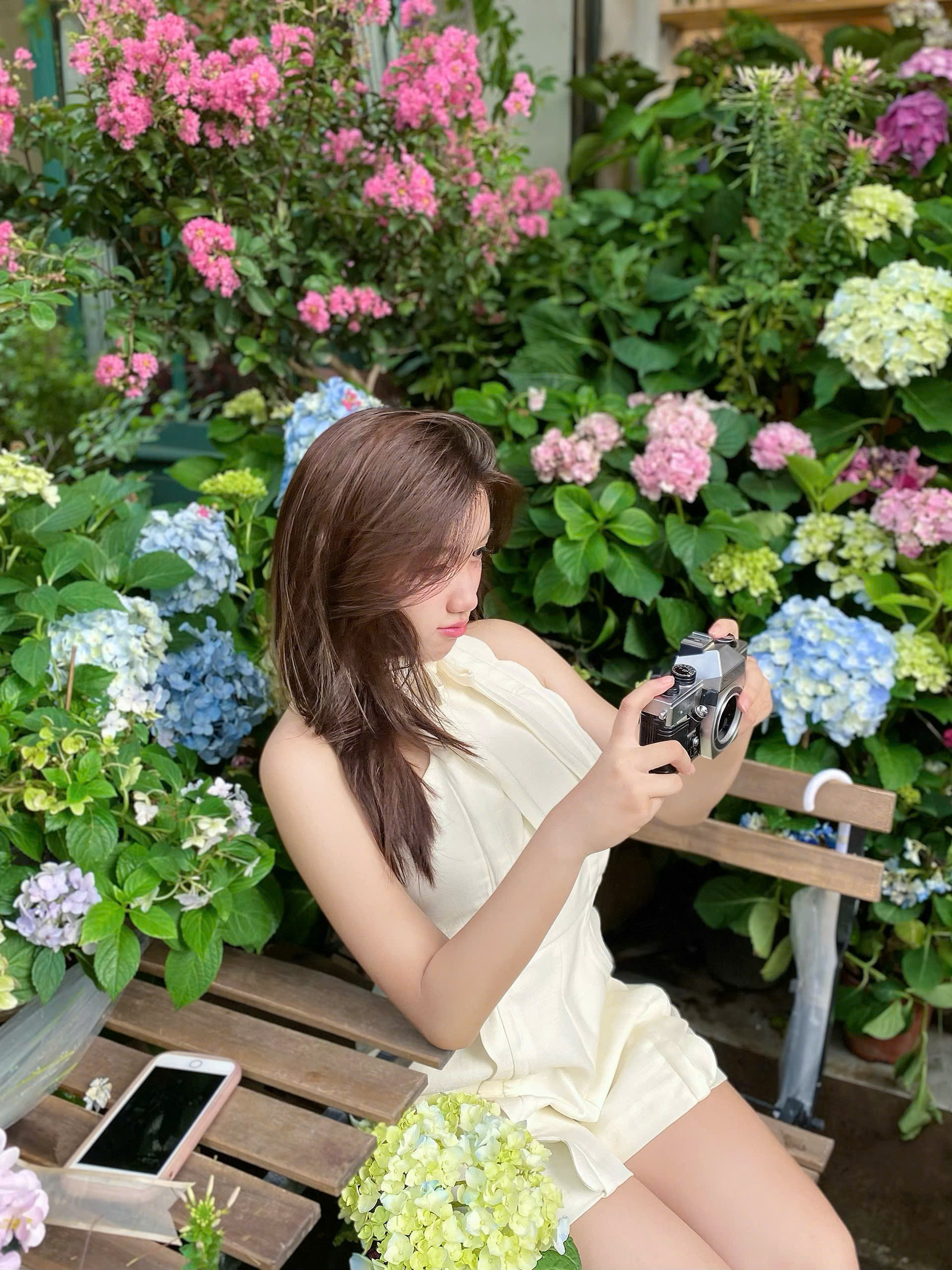 Hội sống ảo note liền tay – Del Amo House có vườn hoa cẩm tú cầu và view “thơ” cực chill 27.7.2025