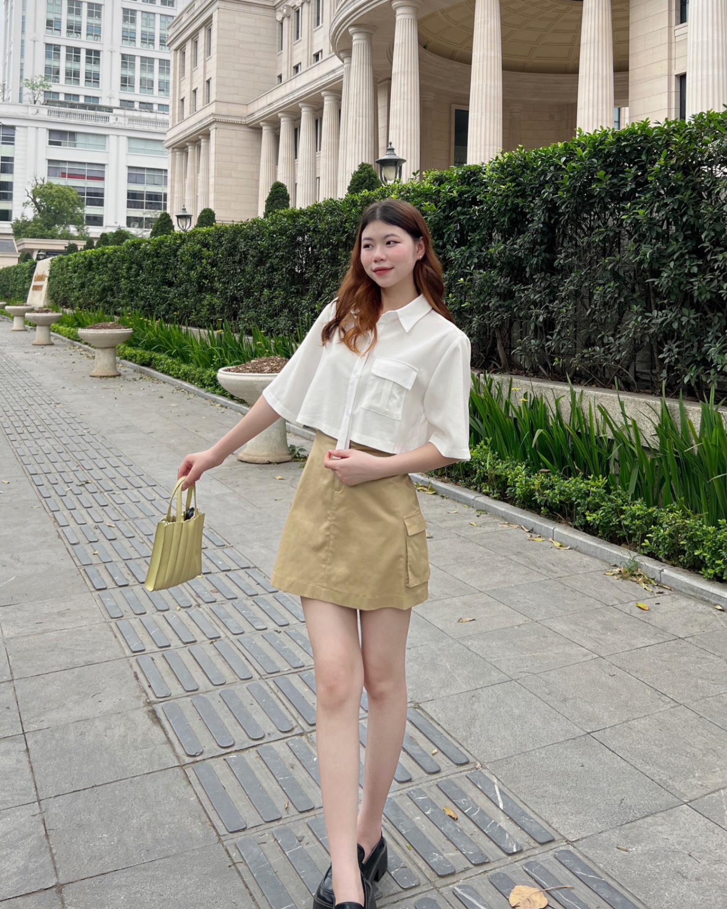Chân váy ở Hà Nội dáng xếp ly duyên dáng và an toàn cho mọi vóc dáng. |  Thời trang, Chân váy dài, Váy suông
