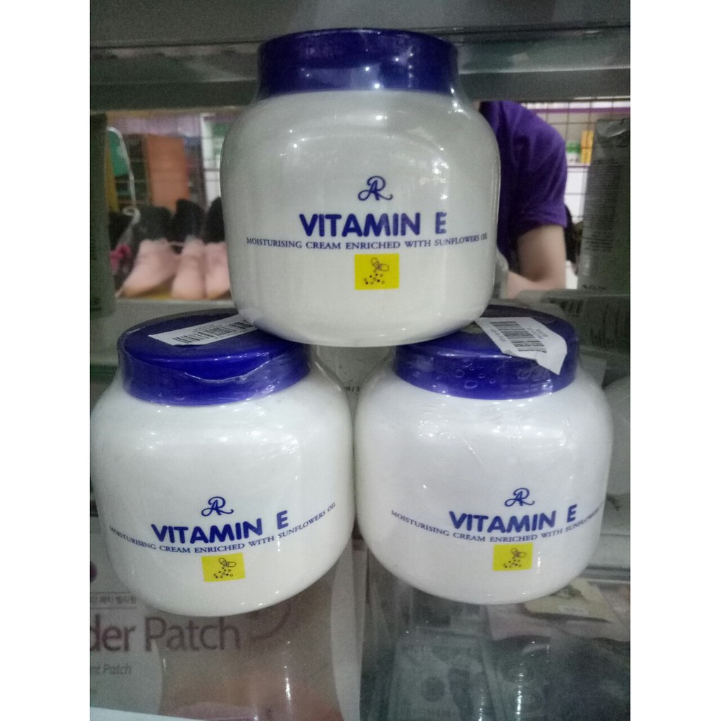 Kem Vitamin E Thái Lan 220ml ARON Chính Hãng (MV3616 Chữ Thái)