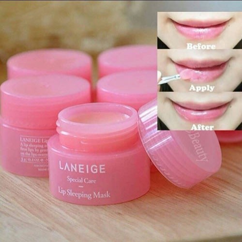 Mặt Nạ Ngủ Môi (Vỏ Hồng) - Mặt nạ ngủ dưỡng môi Laneige 3gr - loại hũ hồng cho môiMặt Nạ Ngủ Cho Môi Và Da Mặt ( Vỏ Xanh Và Vỏ Hồng ) GIÁ SỈ dành cho STORE - Vỏ Hồng Cho Môi