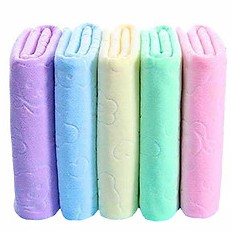 Khăn Tắm Xuất Nhật Họa Tiết Gấu In Chìm Khổ Lớn 1m4 x 70cm - màu mix ngẫu nhiên