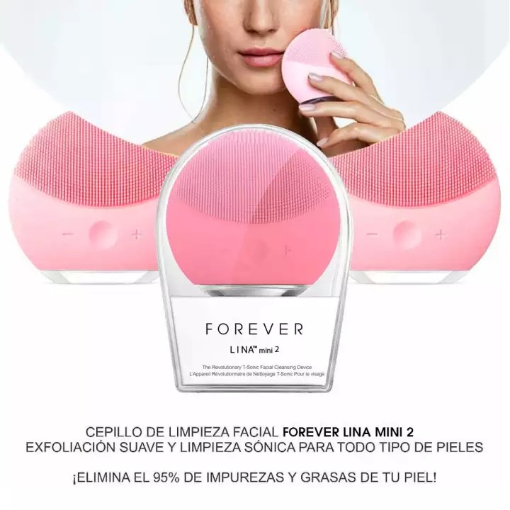 Máy rửa mặt Forever Lina Mini - Chính hãng bản Full - Màu mix