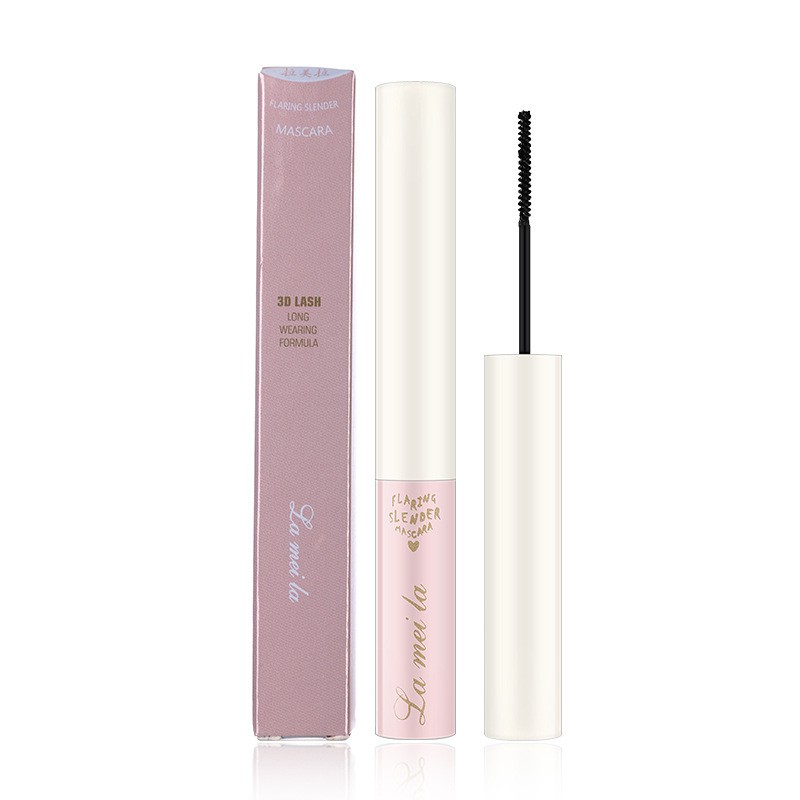 Mascara Siêu Mảnh Tơi Mi Lameila Skinny Microcara Vỏ Hồng NO.779 2 màu đen nâu - 01 Đen