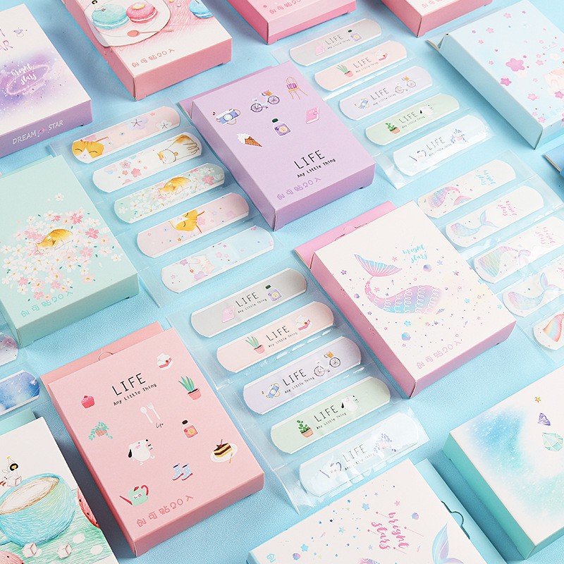 Hộp 20 Băng Dán Vết Thương Urgo Họa Tiết Cute - Băng Gâu Cute - Hộp 20 Miếng - 1 hộp 20 miếng