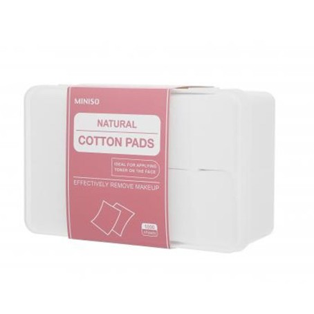 Bông tẩy trang Miniso Nhật Bản 1000 miếng - 1 Hộp 1000 miếng