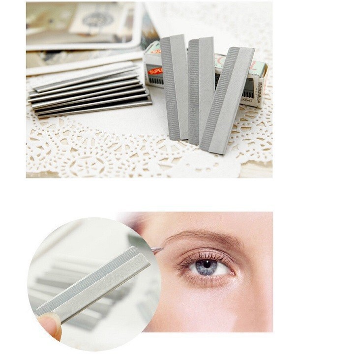 Hộp 10 Dao Cạo Mày Siêu Sắc - 1 hộp 10 cái - 1 hộp 10 lưỡi dao