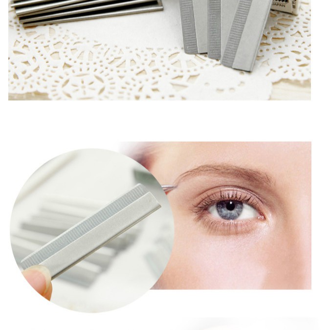 Hộp 10 Dao Cạo Mày Siêu Sắc - 1 hộp 10 cái - 1 hộp 10 lưỡi dao