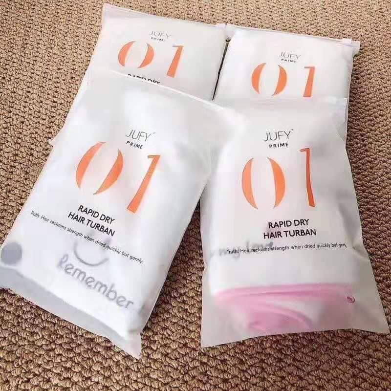 Mũ quấn ủ tóc nhanh khô thấm hút cute tặng kèm túi zip