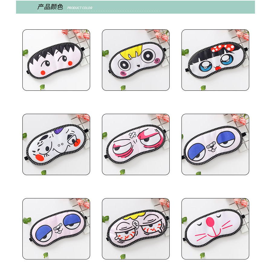 Bịt Mắt Ngủ Siêu Cute Hàn Quốc(Có Gel&Không Gel) - Mẫu có gel