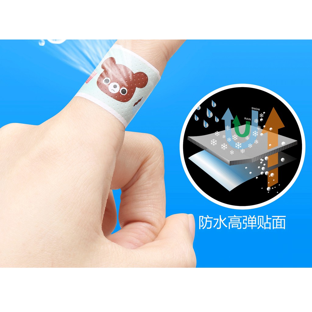 Hộp 100 Miếng Dán Vết Thương Cute  ( Hộp Hồng )