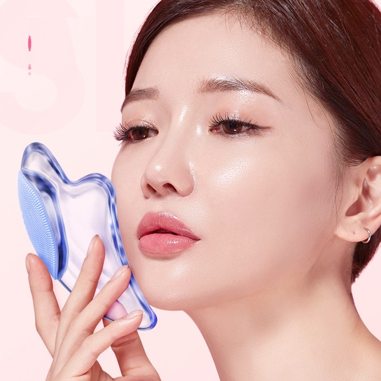 Đá Rửa Mặt Massage ion Skin Care - Sạch Sâu Hơn - Mịn Da Hơn Hàng Siêu Hot Trend - màu ngẫu nhiên