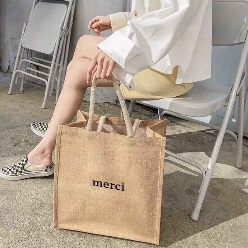 Túi Cói Merci Hot Trend Cho Bạn Gái Siêu Sang Chảnh - 1 túi