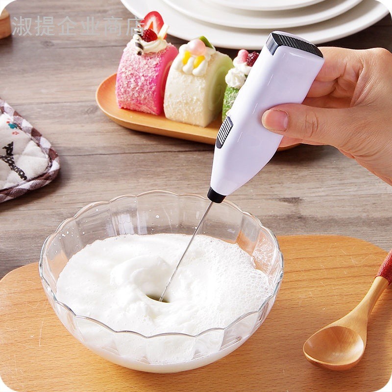 Máy Đánh Trứng Tạo Bọt Cafe Cầm Tay Chạy Pin Tiểu AA - Màu ngẫu nhiên