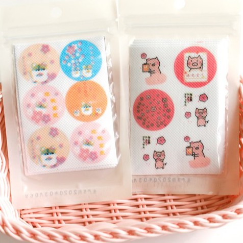 Set 6 Miếng Dán Chống Muỗi Siêu Cute - Dán Áo ( Không Dán Lên Da ) - Đầy Đủ Giấy Tờ
