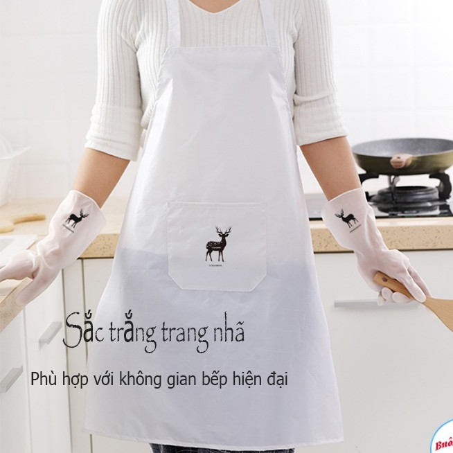 Tạp Dề Hươu Chống Thấm Nước Hot Trend - 1 cái tạp dề