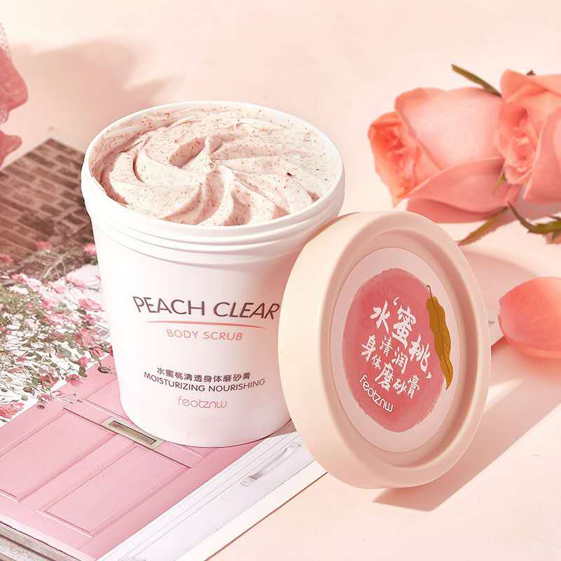 Kem Tẩy Da Chết Body Đào HEYXI - HŨ TRÒN (GIAO XE CHUYỂN PHÁT KO BAO VỠ)