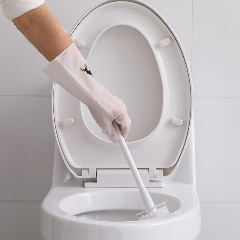 Găng tay cao su siêu dai siêu bền - Găng tay con hươu,con cò - Loại dài 38cm Size S