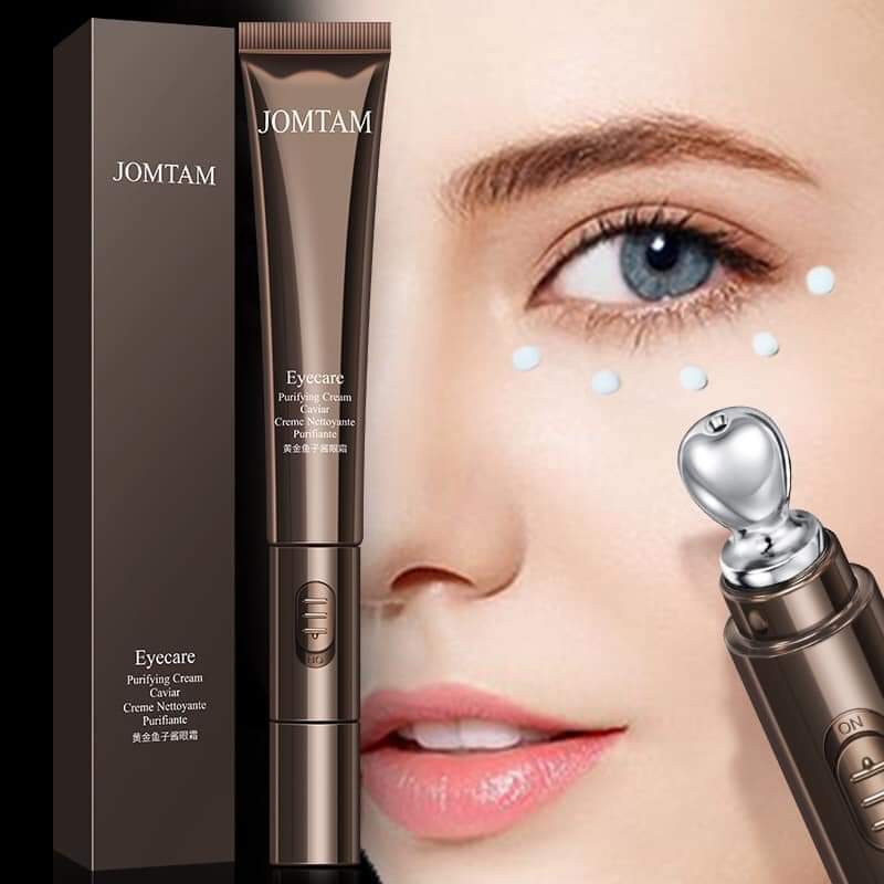 Kem Dưỡng Mắt Tích Hợp Máy Rung Massage JOMTAM Giảm Quầng Thâm Bọng Mắt - Eyecare Electric Eye Cream - 1 tuýp