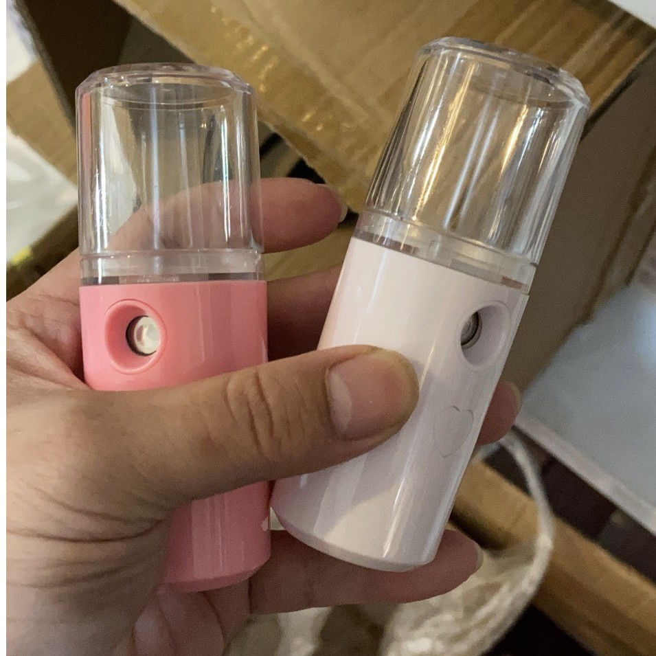 Máy Phun Sương Cầm Tay Xịt Khoáng MINI NANO(Dáng Tròn) - Màu Ngẫu Nhiên