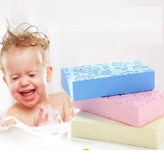 Bông Mút Tắm Bọt Biển Dễ Thương Cho Bé - Kì Cọ Ghét,Tẩy Da Chết,Siêu Mềm Mại - Dùng Cho Cả Trẻ Em Và Người Lớn - Giao màu ngẫu nhiên