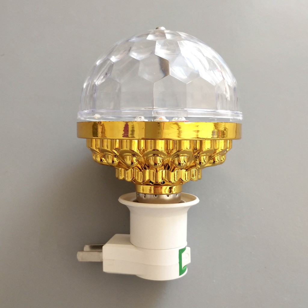 Đèn Led 7 Màu KTV Xoay Tự Động - Trang Trí Decor - TẶNG SẴN PHÍCH CẮM CÓ CÔNG TẮC BẬT TẮT