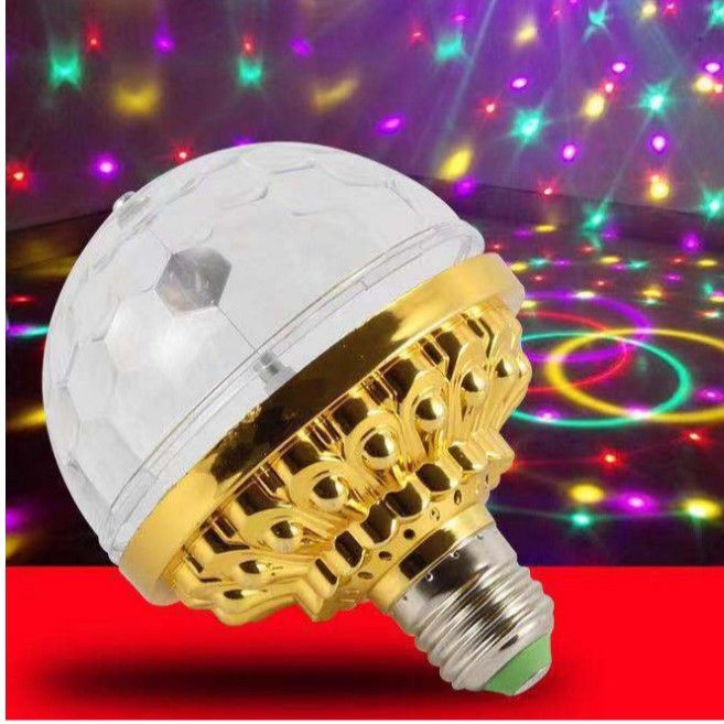 Đèn Led 7 Màu KTV Xoay Tự Động - Trang Trí Decor - TẶNG SẴN PHÍCH CẮM CÓ CÔNG TẮC BẬT TẮT