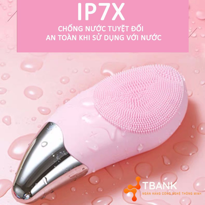 MÁY RỬA MẶT AIKEDILI SONIC FACIAL BRUSH - SẠC USB - CHỐNG NƯỚC TUYỆT ĐỐI - Giao màu ngẫu nhiên