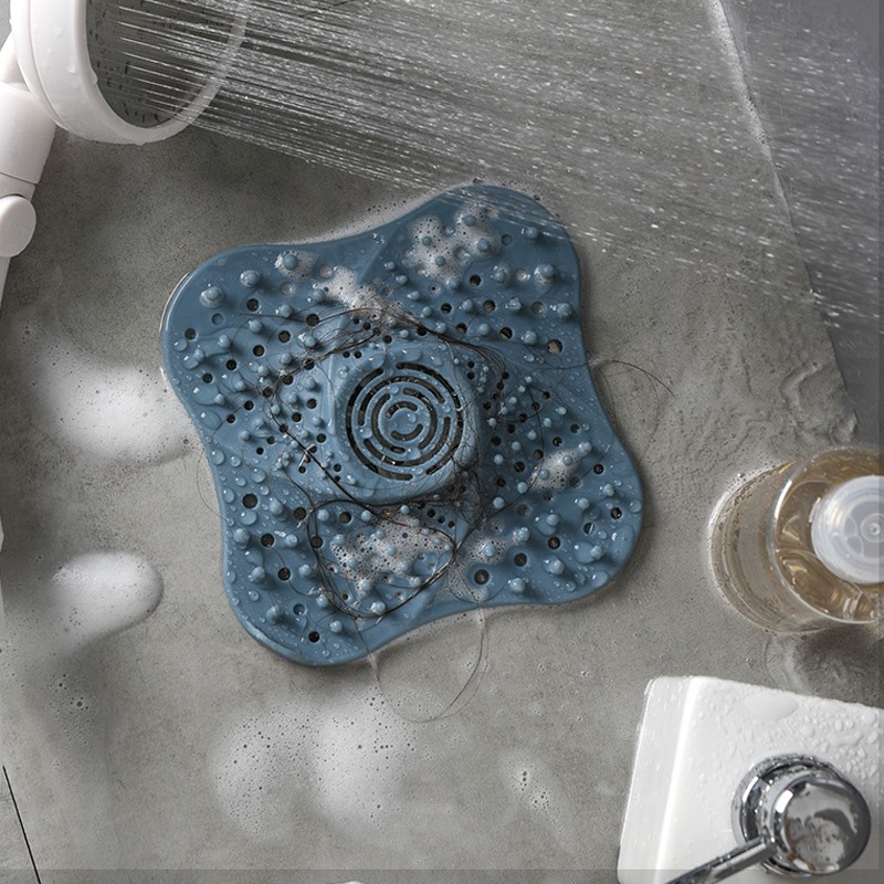 Nắp Chặn Rác Nhà Tắm Làm Từ Silicon - Chặn Rác,Tóc,Dị Vật - Chặn Nắp Cống Silicon - Giao màu ngẫu nhiên