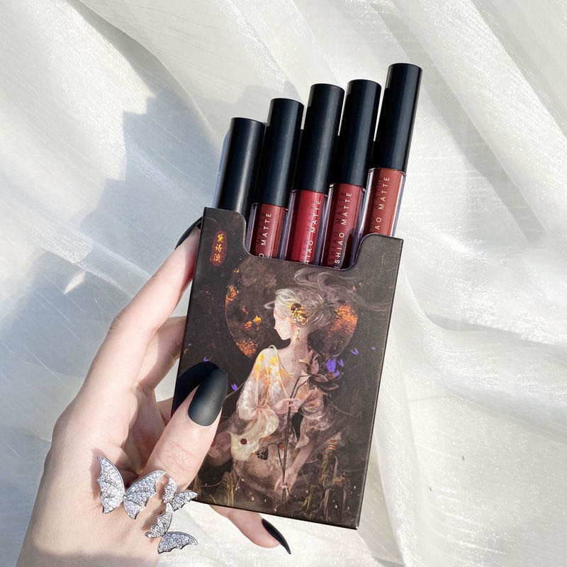 Bộ 5 Son Kem Lì Lâu Trôi DAISHIAO MATTE Siêu Hot Nội Địa - set son DAISHIAO