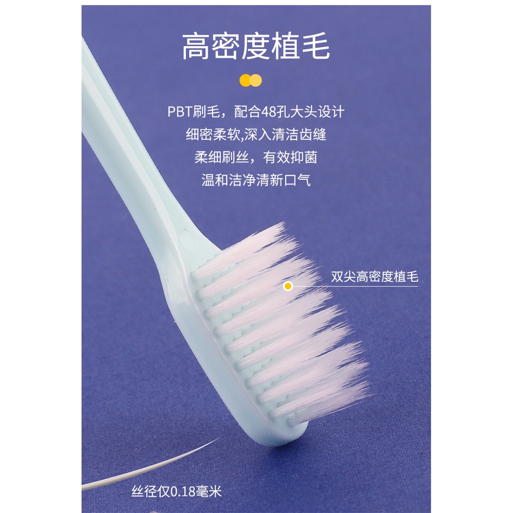 Set 10 Bàn Chải Đánh Răng Xuất Nhật Có Nắp Tặng Kèm Túi Zip - set 10 bàn chải