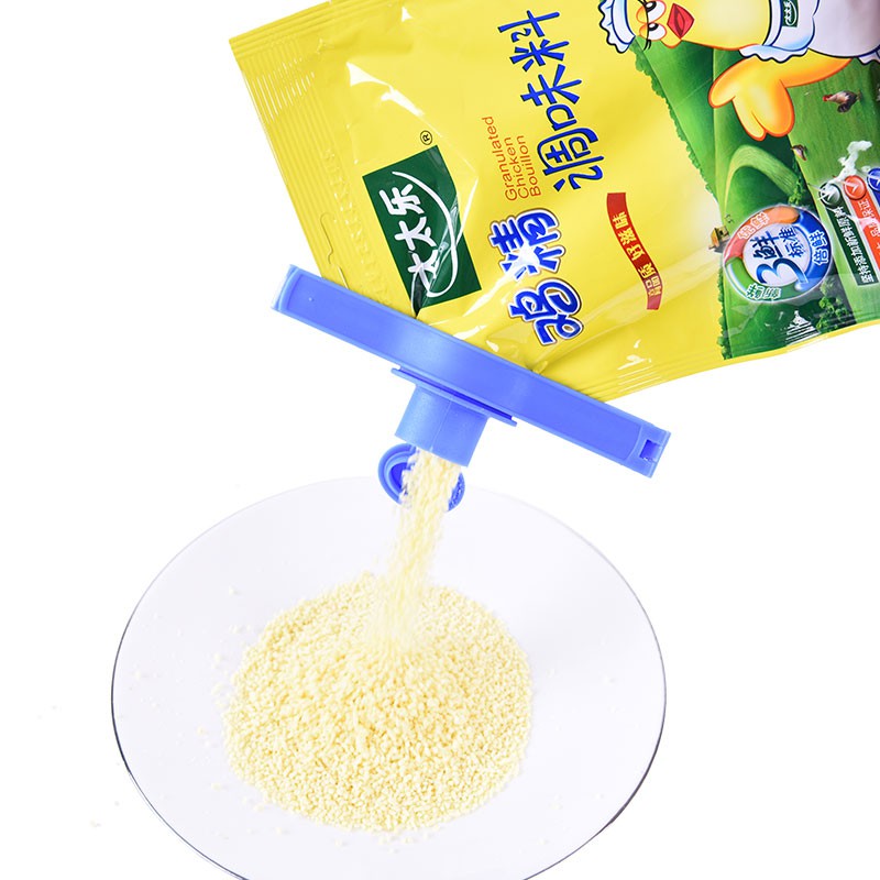 Kẹp Miệng Túi Có Nắp Đổ Cực Tiện Lợi - Giao màu ngẫu nhiên