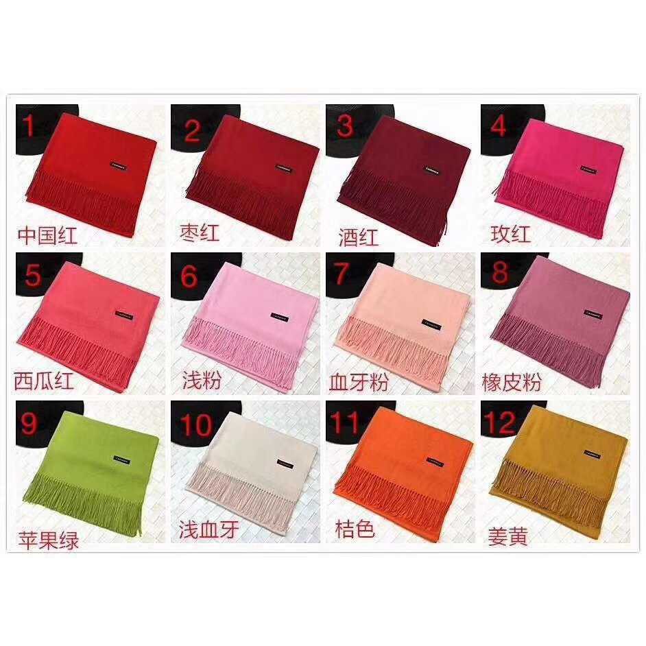 Khăn Quàng CashMere Siêu Đẹp Chất Siêu Mềm Mịn 180x70cm - Sỉ Trộn Màu Không Giao Theo Ghi Chú Hoặc Tin Nhắn - Sỉ Trộn Nhiều Màu