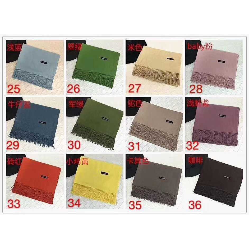 Khăn Quàng CashMere Siêu Đẹp Chất Siêu Mềm Mịn 180x70cm - Sỉ Trộn Màu Không Giao Theo Ghi Chú Hoặc Tin Nhắn - Sỉ Trộn Nhiều Màu
