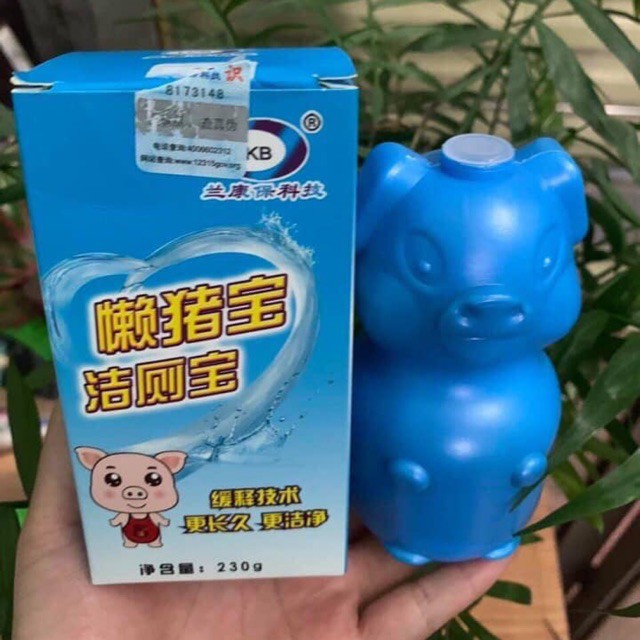 Lọ Bột Thả Bồn Cầu Hình Heo,Gấu,Chuột