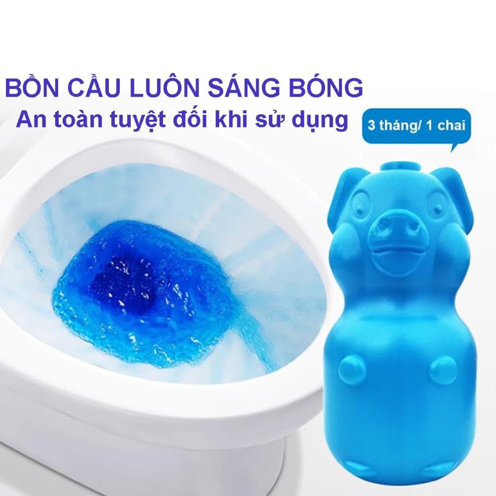 Lọ Bột Thả Bồn Cầu Hình Heo,Gấu,Chuột