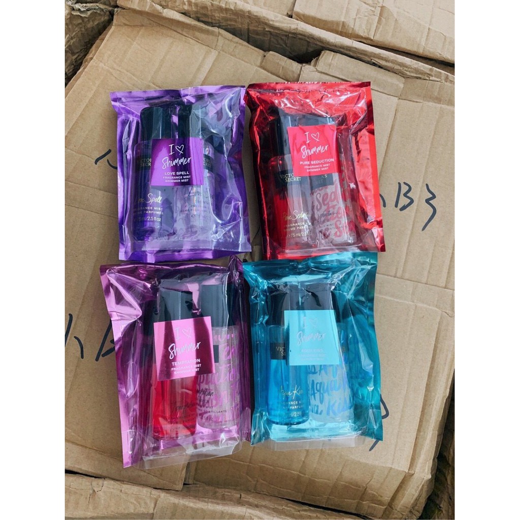 Set 2 Xịt Body Mist Victoria's Secret - Cam