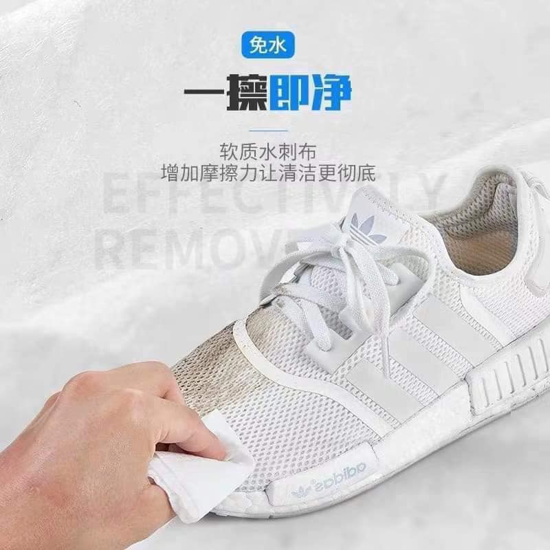 Giấy Lau Giày SNEAKER  30 TỜ 108G- Tẩy Bay Mọi Vết Ố Bẩn Trên Giày Dép - 1 bịch